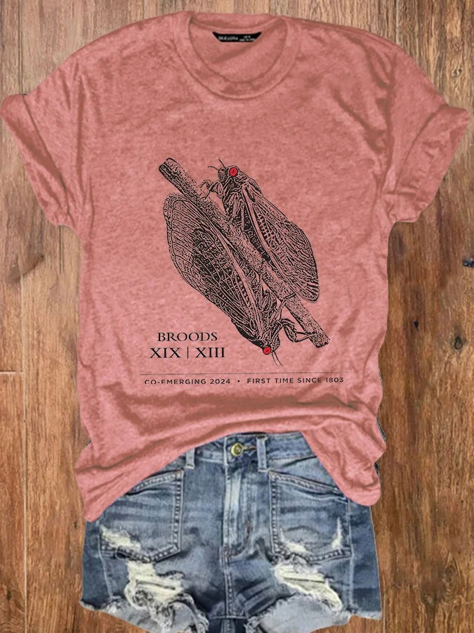 Women's Emergence Of The Cicada Broods 2024 Tee