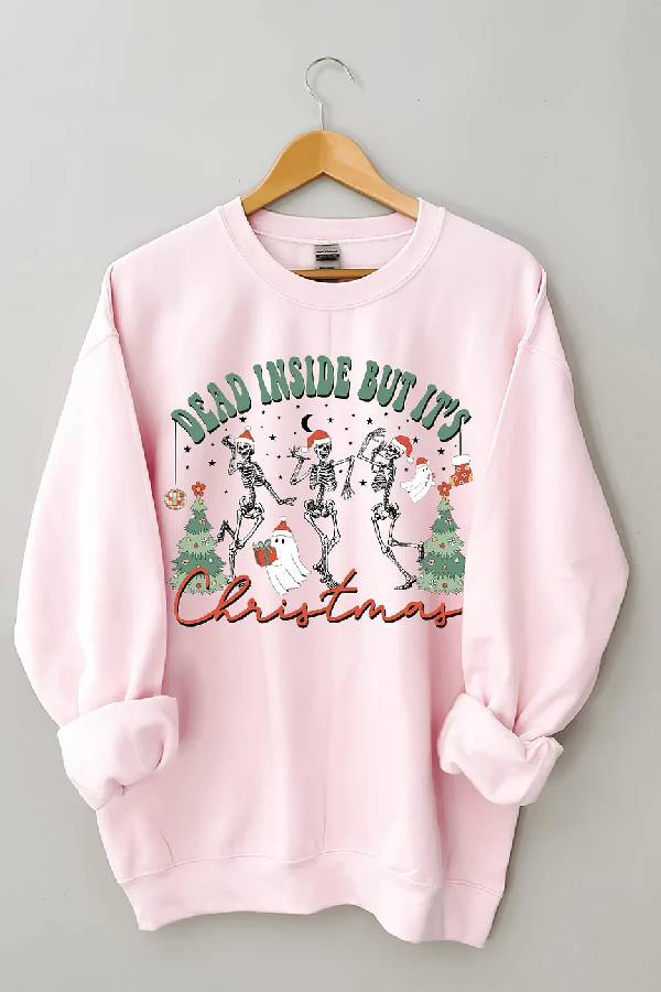 Dead Inside But It's Christmas Sweatshirt