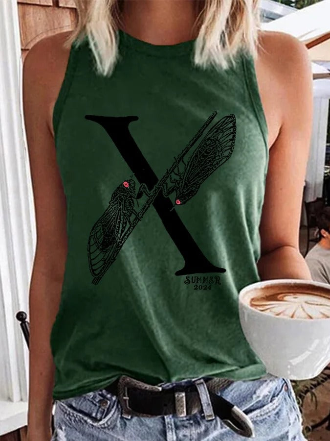 Women's Cicada Summer 2024 Printed Vest