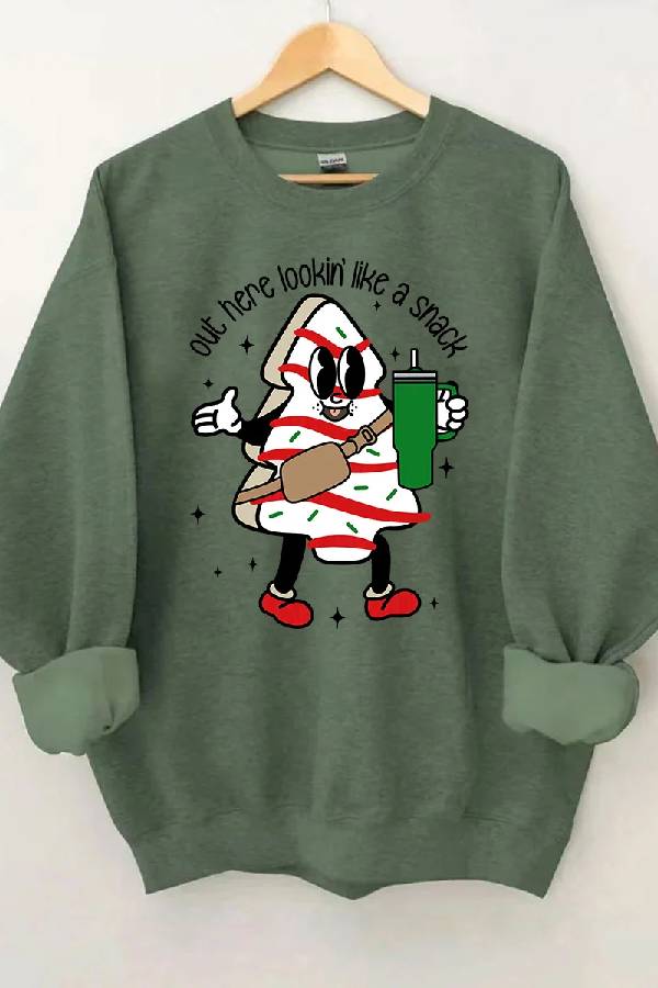 Boojee Christmas Tree Cake Sweatshirt