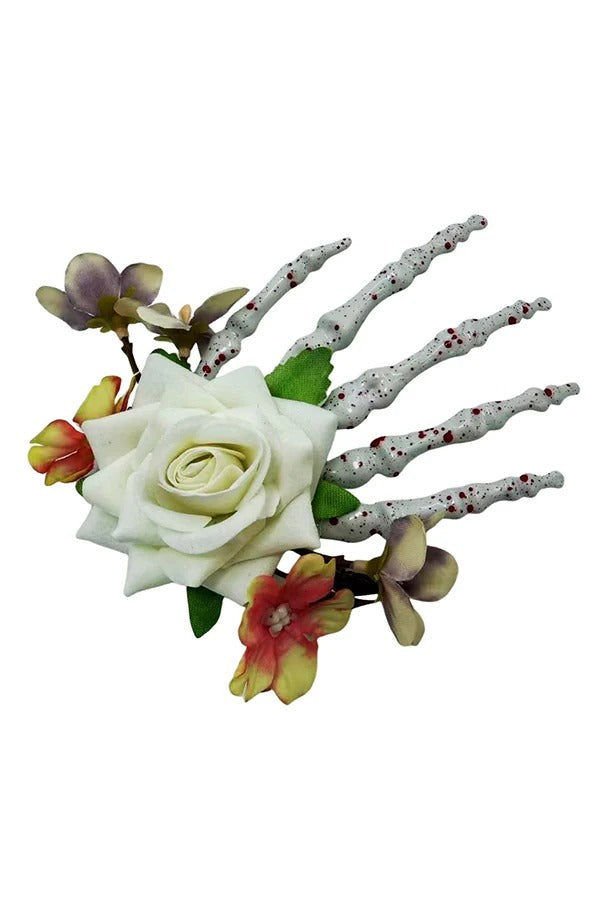Dark-style Skull Hand Side Hair Clip