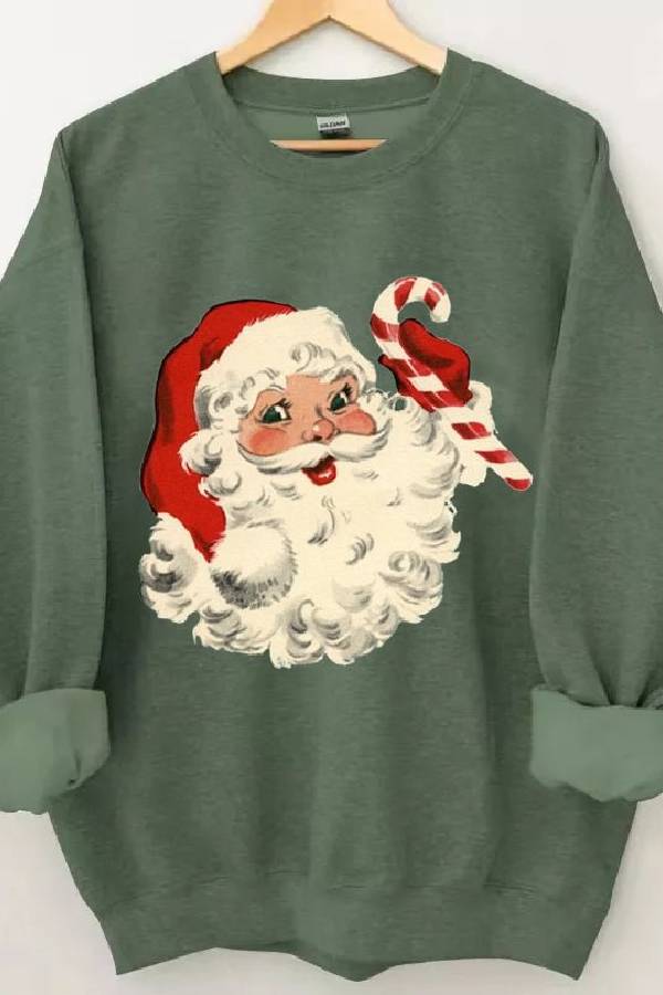 Retro Santa Christmas Sweatshirt