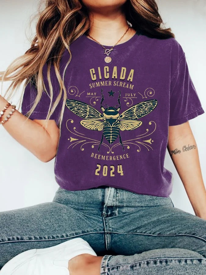 Women's Cicada Summer Scream Reemergence 2024 Tee