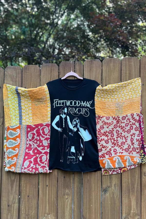 Fleetwood Mac Rumours Vintage Patchwork Top