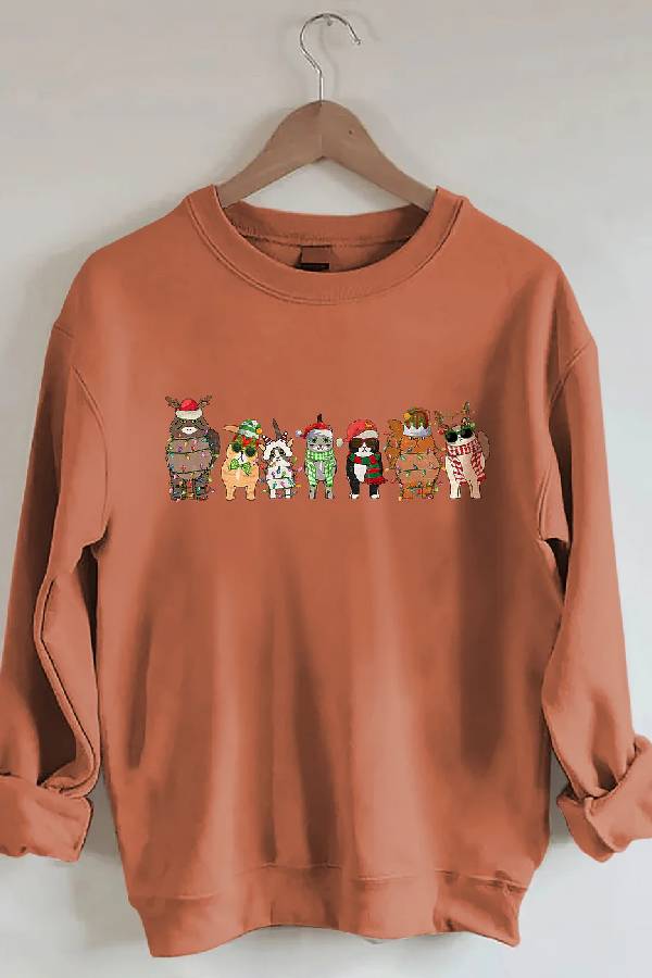 Cat Christmas Sweatshirt