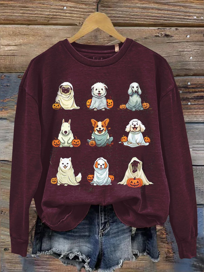 Dog Halloween Teacher Sweatshirt