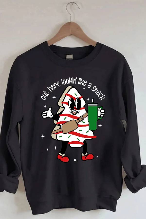 Boojee Christmas Tree Cake Sweatshirt