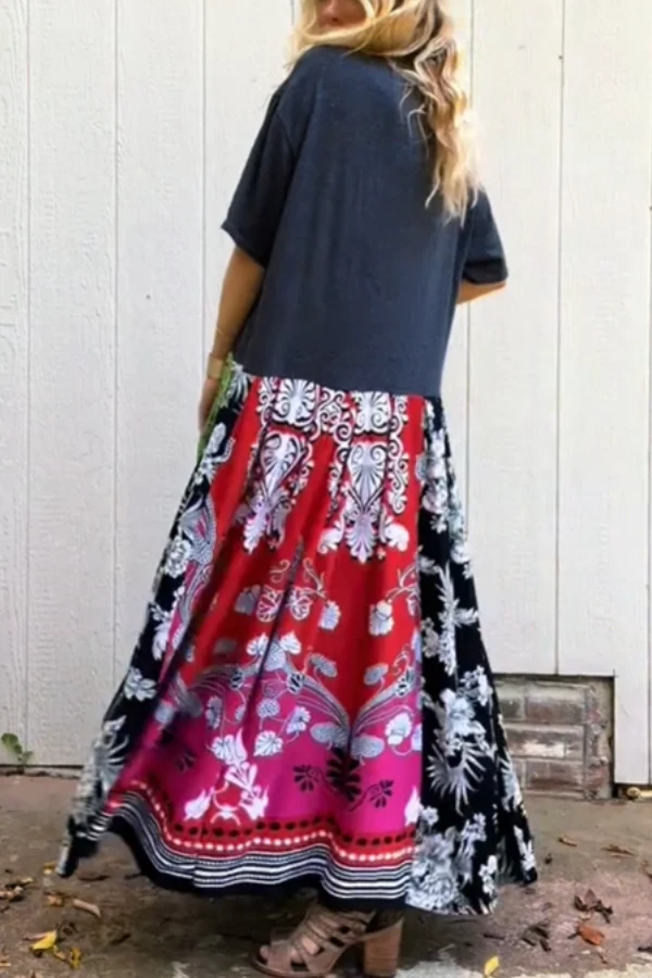 Dolly Double Split Maxi Tee