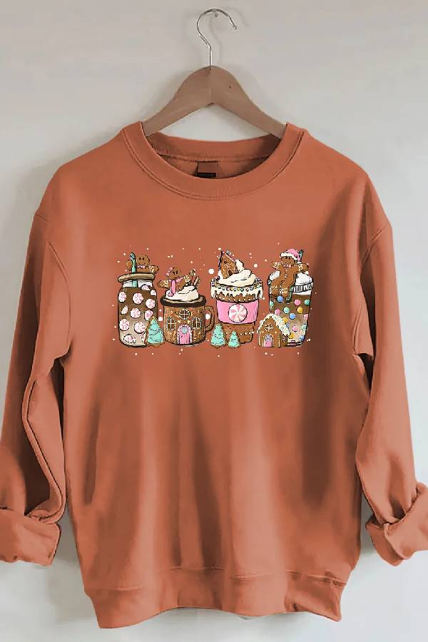 Gingerbread Christmas Coffee Sweatshirt