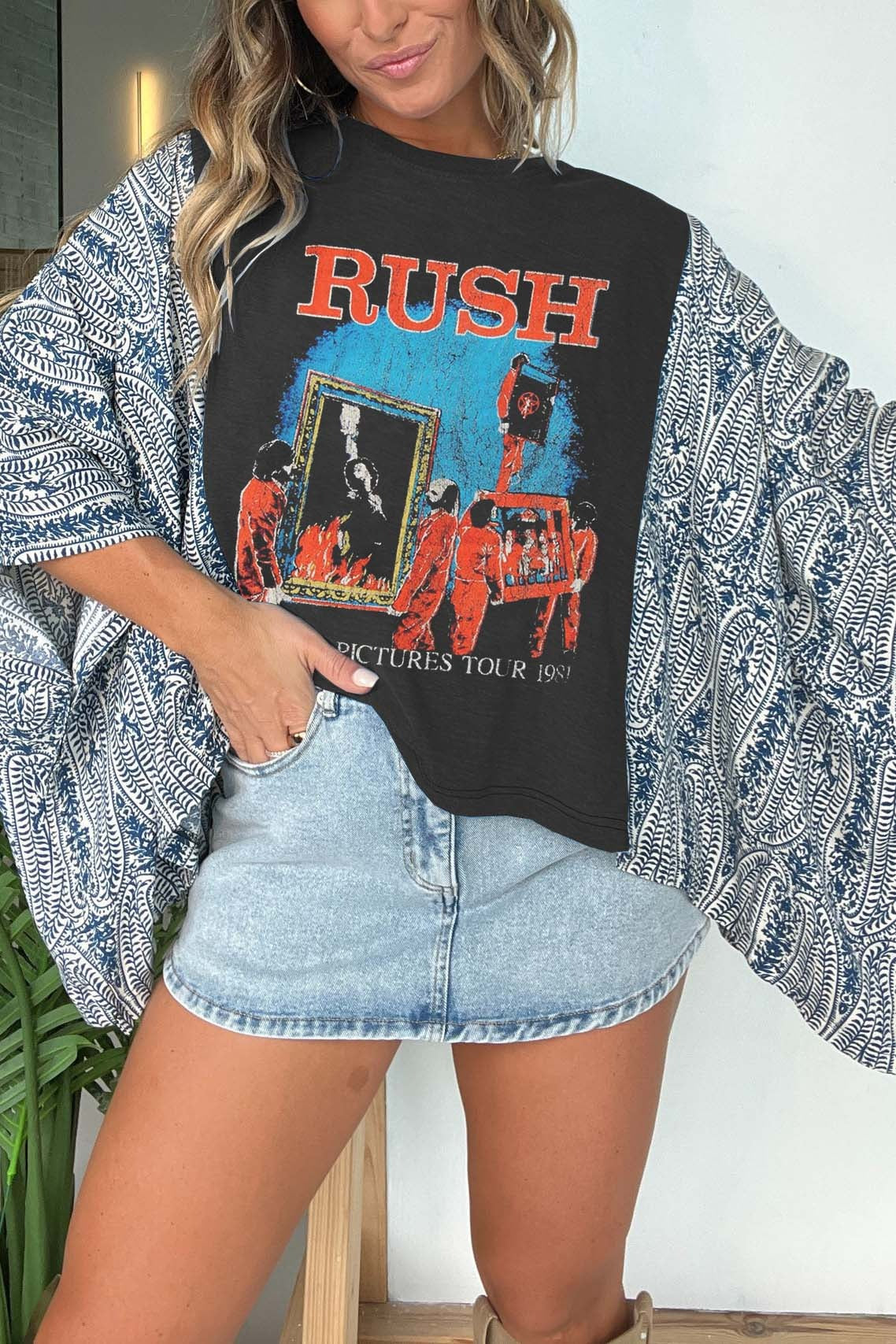 Rush Print Mix & Match Tee
