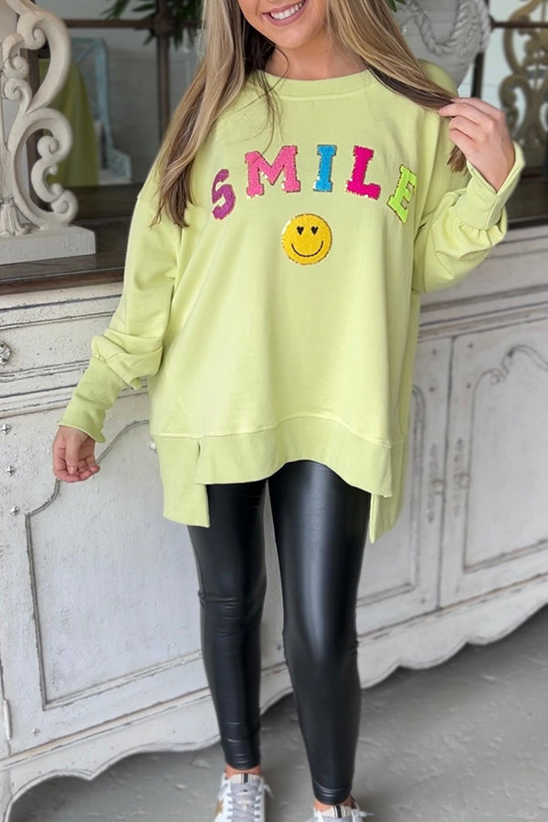 WOMEN'S SMILE SWEATSHIRT