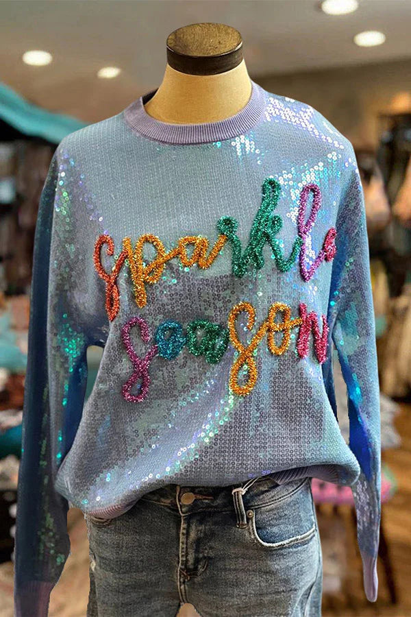 Sparkly Season Sequin Sweatshirt