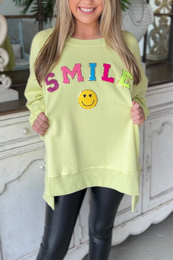 WOMEN'S SMILE SWEATSHIRT