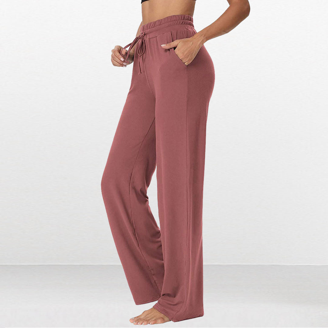 Yoga Fitness Jogging Loose Waist Wide Leg Pants