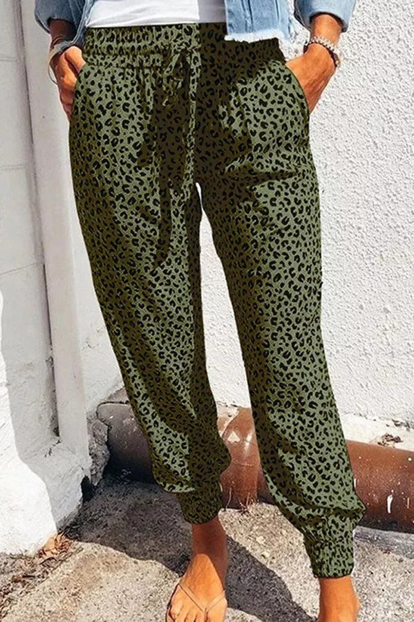 Only Sunshine Leopard Casual Pants