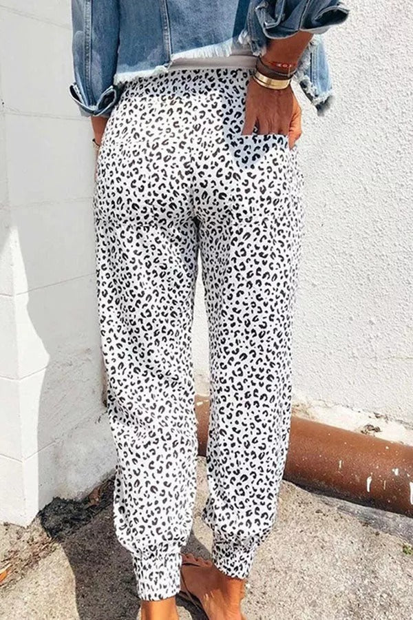 Only Sunshine Leopard Casual Pants