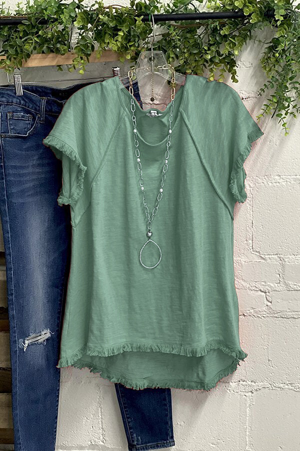 Casual Round Neck T-shirt