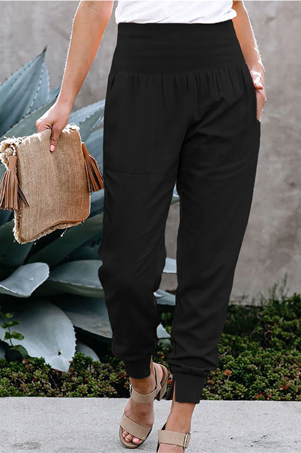 Hot and Bothered Pocketed Cotton Joggers