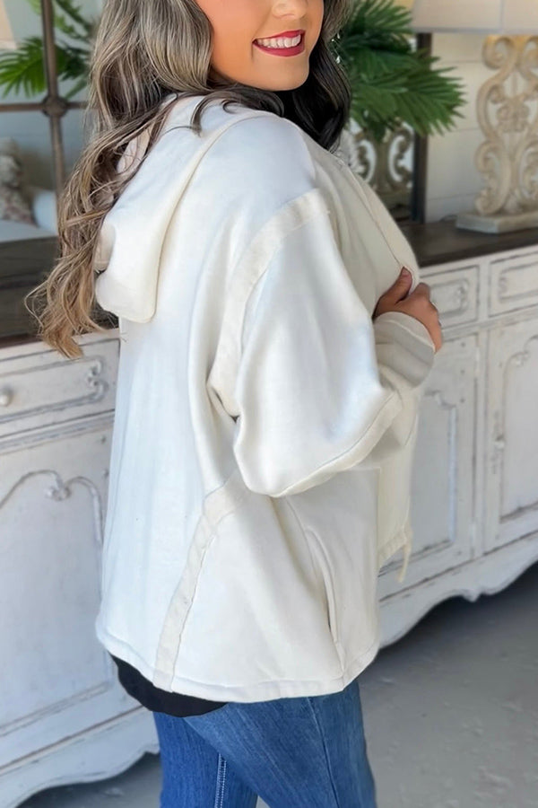 WOMEN'S LONG SLEEVE HOODIE JACKET