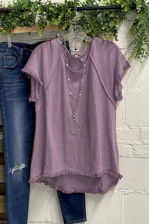 Casual Round Neck T-shirt